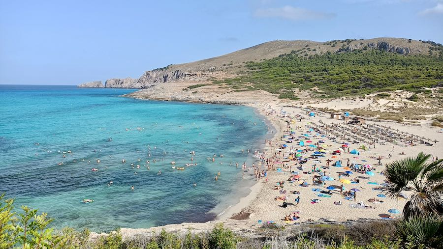 Cala Mesquida a Maiorca