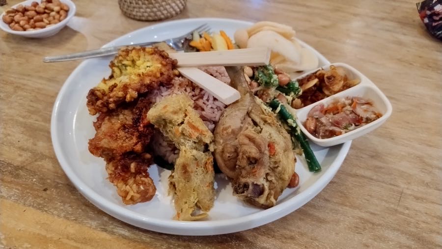 Pasto in un Warung a Ubud