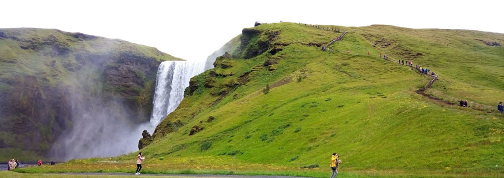 Scalinata Skogafoss