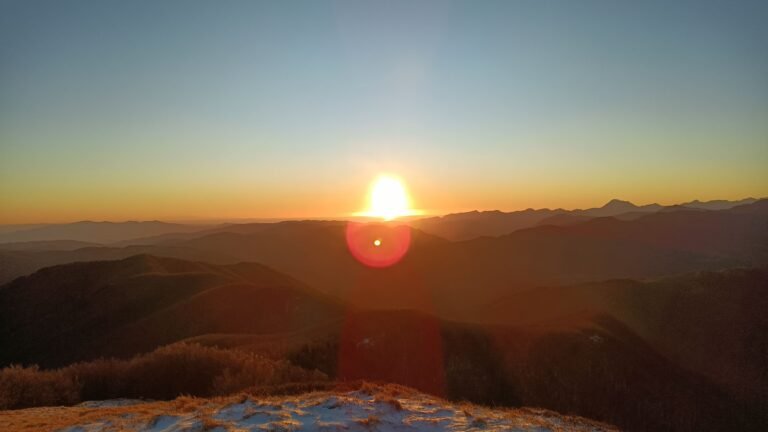 Tramonto alla Pedata del Diavolo